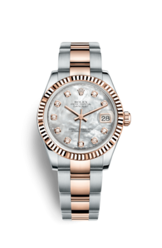 Rolex Datejust 31 Rolesor Everose Fluted / Oyster / MOP 178271-0058