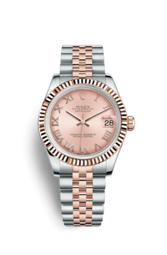 Rolex Datejust 31 Rolesor Everose Fluted / Jubilee / Pink Roman 178271-0068