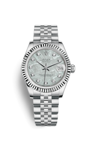 Rolex Datejust 31 Stainless Steel Fluted / Jubilee / Meteorite 178274-0016