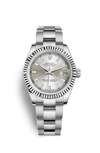 Rolex Datejust 31 Stainless Steel Fluted / Oyster / Silver 178274-0025