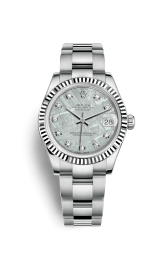 Rolex Datejust 31 Stainless Steel Fluted / Oyster / Meteorite 178274-0059