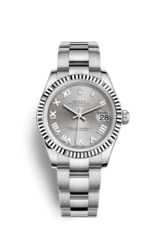 Rolex Datejust 31 Stainless Steel Fluted / Oyster / Rhodium Roman 178274-0062