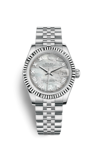 Rolex Datejust 31 Stainless Steel Fluted / Jubilee / MOP Roman 178274-0071
