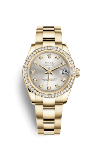 Rolex Datejust 31 Yellow Gold Diamond / Oyster / Silver Diamond 178288-0029