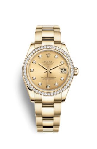 Rolex Datejust 31 Yellow Gold Diamond / Oyster / Champagne Diamond 178288-0041