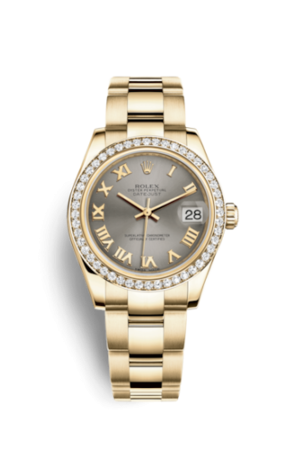 Rolex Datejust 31 Yellow Gold Diamond / Oyster / Steel Roman 178288-0085