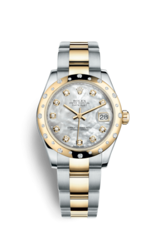 Rolex Datejust 31 Rolesor Yellow Domed Diamond / Oyster / MOP Diamond 178343-0006