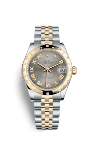 Rolex Datejust 31 Rolesor Yellow Domed Diamond / Jubilee / Steel Roman 178343-0022