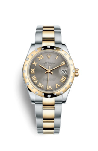 Rolex Datejust 31 Rolesor Yellow Domed Diamond / Oyster / Steel Roman 178343-0036