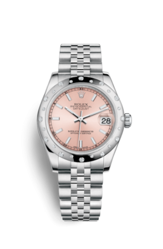 Rolex Datejust 31 Stainless Steel Domed Diamond / Jubilee / Pink 178344-0043