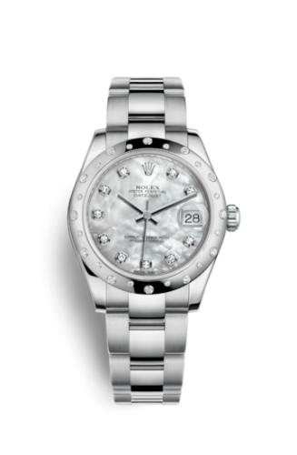 Rolex Datejust 31 Stainless Steel Domed Diamond / Oyster / MOP 178344-0064