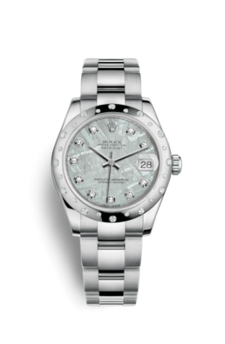 Rolex Datejust 31 Stainless Steel Domed Diamond / Oyster / Meteorite 178344-0066