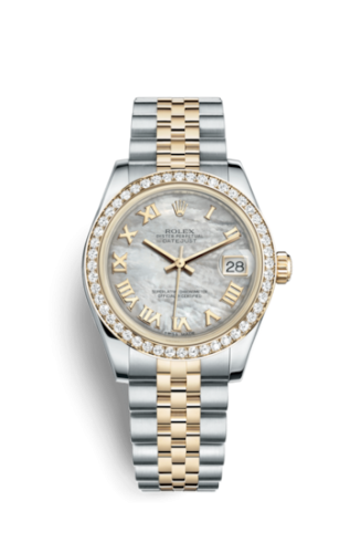 Rolex Datejust 31 Rolesor Yellow Diamond / Jubilee / MOP Roman 178383-0003