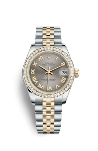 Rolex Datejust 31 Rolesor Yellow Diamond / Jubilee / Steel Roman 178383-0040