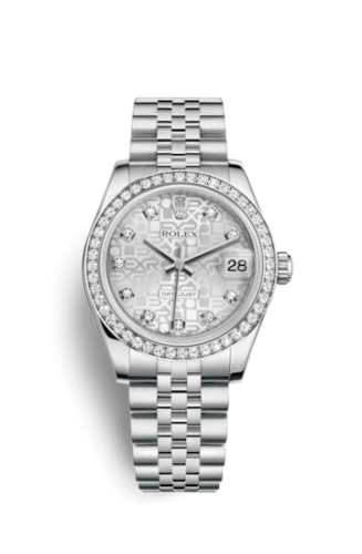 Rolex Datejust 31 Stainless Steel Diamond / Jubilee / Silver Computer 178384-0001
