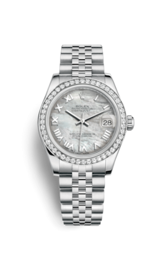 Rolex Datejust 31 Stainless Steel Diamond / Jubilee / MOP - Roman 178384-0012