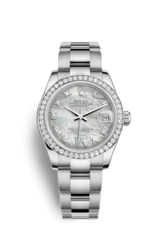 Rolex Datejust 31 Stainless Steel Diamond / Oyster / MOP - Roman 178384-0014