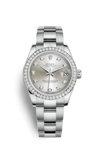 Rolex Datejust 31 Stainless Steel Diamond / Oyster / Silver Diamond 178384-0017