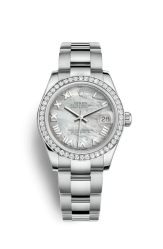 Rolex Datejust 31 Stainless Steel Diamond / Oyster / MOP - Roman 178384-0022