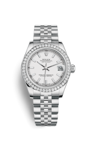 Rolex Datejust 31 Stainless Steel Diamond / Jubilee / White 178384-0030
