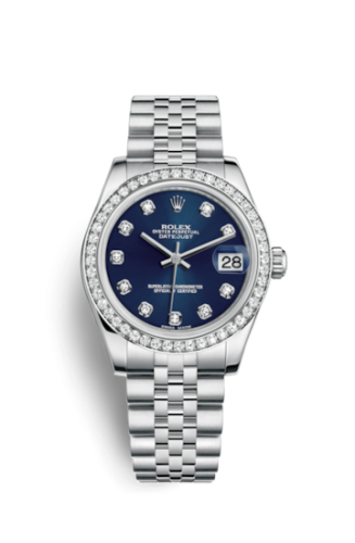 Rolex Datejust 31 Stainless Steel Diamond / Jubilee / Blue - Diamond 178384-0046