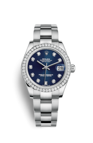 Rolex Datejust 31 Stainless Steel Diamond / Oyster / Blue - Diamond 178384-0067