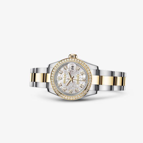 Rolex Lady-Datejust 26 Rolesor Diamond Computer Diamond Oyster 179383-0002