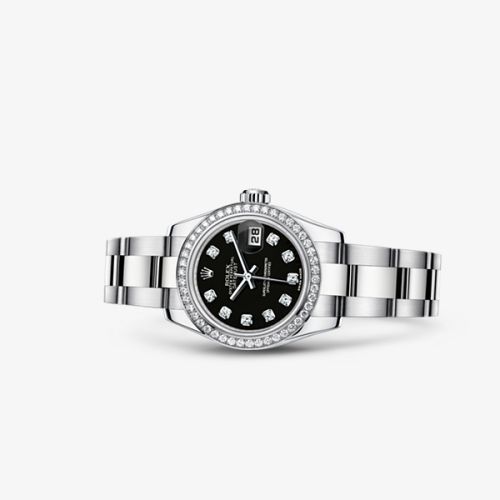 Rolex Lady-Datejust 26 Diamond Black Diamond Oyster 179384-0002