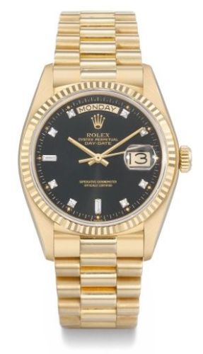 Rolex Day-Date 18038 18038 Black Diamond