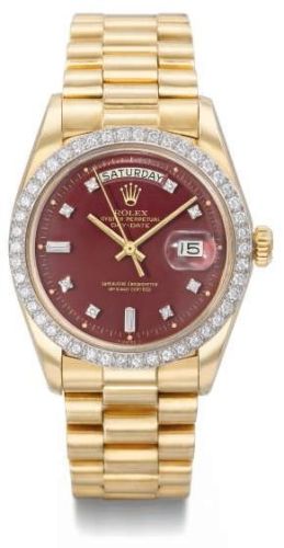 Rolex Day-Date 1804 1804 Oxblood Stella