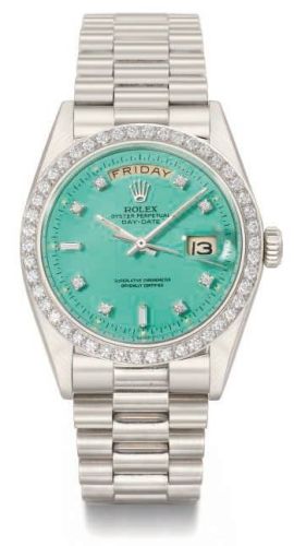Rolex Day-Date 1804 1804 Stella Turquoise