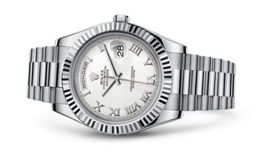 Rolex Day-Date II White Gold White Roman 218239-0041