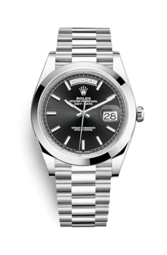Rolex Day-Date 40 Platinum / Black 228206-0031