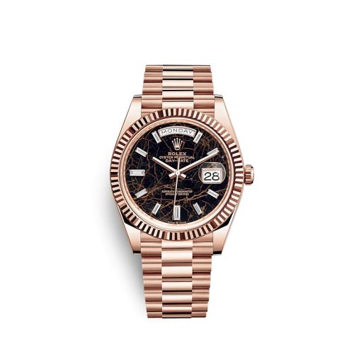 Rolex Day-Date 40 Everose / Eisenkiesel 228235-0045