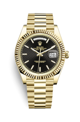 Rolex Day-Date 40 Yellow Gold / Black 228238-0007