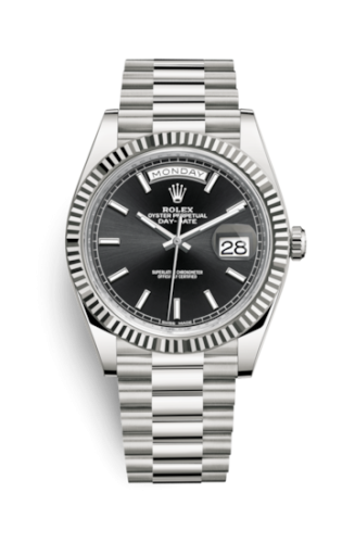 Rolex Day-Date 40 White Gold / Black 228239-0004