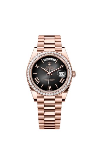 Rolex Day-Date 40 Everose - Diamond / Slate Ombré 228345RBR-0025
