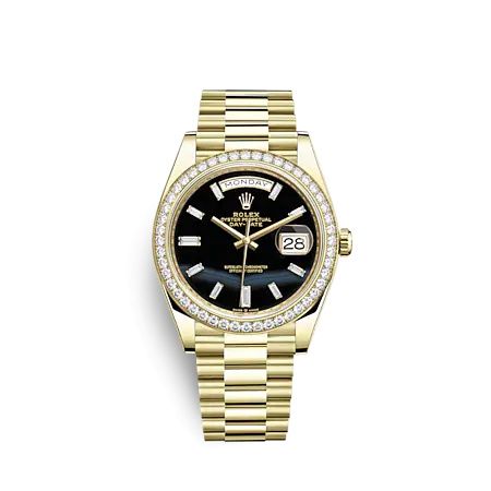 Rolex Day-Date 40 Yellow Gold - Diamond / Onyx 228348RBR-0039