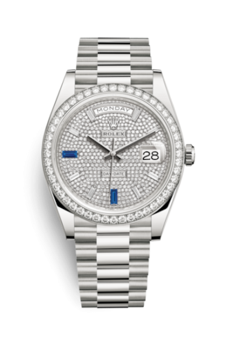 Rolex Day-Date 40 White Gold - Diamond / Paved 228349RBR-0036