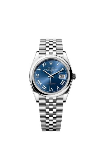 Rolex Datejust 36 Stainless Steel - Domed / Blue Roman / Jubilee 26200-0029
