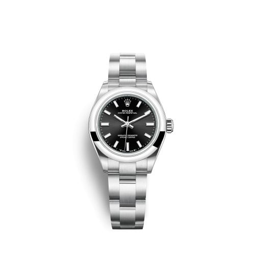Rolex Oyster Perpetual 28 Stainless Steel / Black 276200-0002