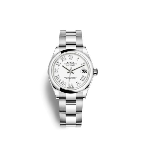 Rolex Datejust 31 Stainless Steel / Oyster / White - Roman 278240-0003