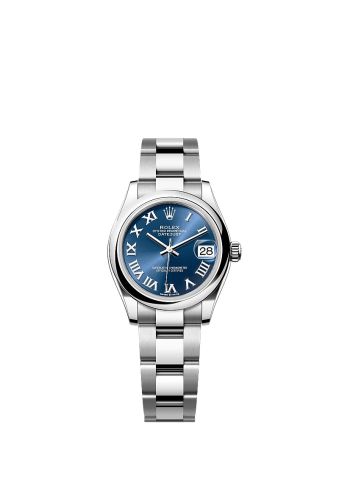 Rolex Datejust 31 Stainless Steel / Oyster / Blue - Roman 278240-0017