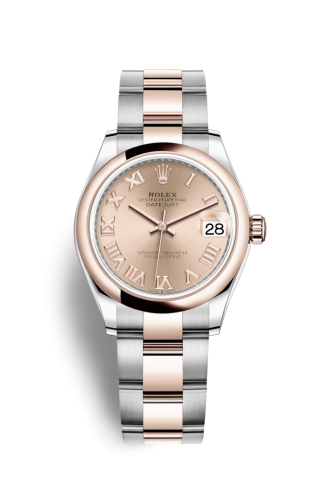 Rolex Datejust 31 Stainless Steel / Rose Gold / Domed / Rose - Roman / Oyster 278241-0005