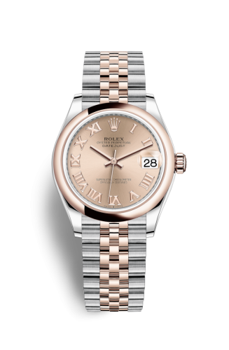 Rolex Datejust 31 Stainless Steel/ Rose Gold / Domed / Rose - Roman / Jubilee 278241-0006