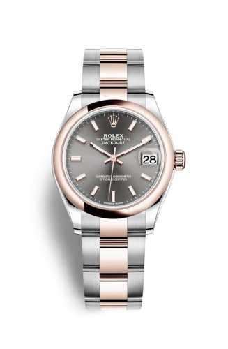 Rolex Datejust 31 Stainless Steel/ Rose Gold / Domed / Grey / Oyster 278241-0017