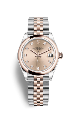 Rolex Datejust 31 Stainless Steel/ Rose Gold / Domed / Rose - Diamond / Jubilee 278241-0024
