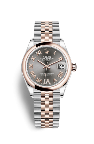 Rolex Datejust 31 Stainless Steel/ Rose Gold / Domed / Grey - Roman / Jubilee 278241-0030