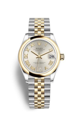 Rolex Datejust 31 Stainless Steel/ Yellow Gold / Domed / Silver - Roman / Jubilee 278243-0004