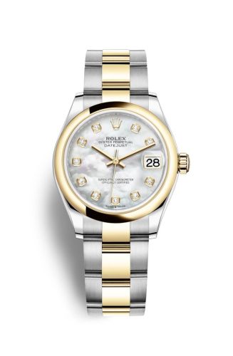 Rolex Datejust 31 Stainless Steel / Yellow Gold / Domed / MOP / Oyster 278243-0027